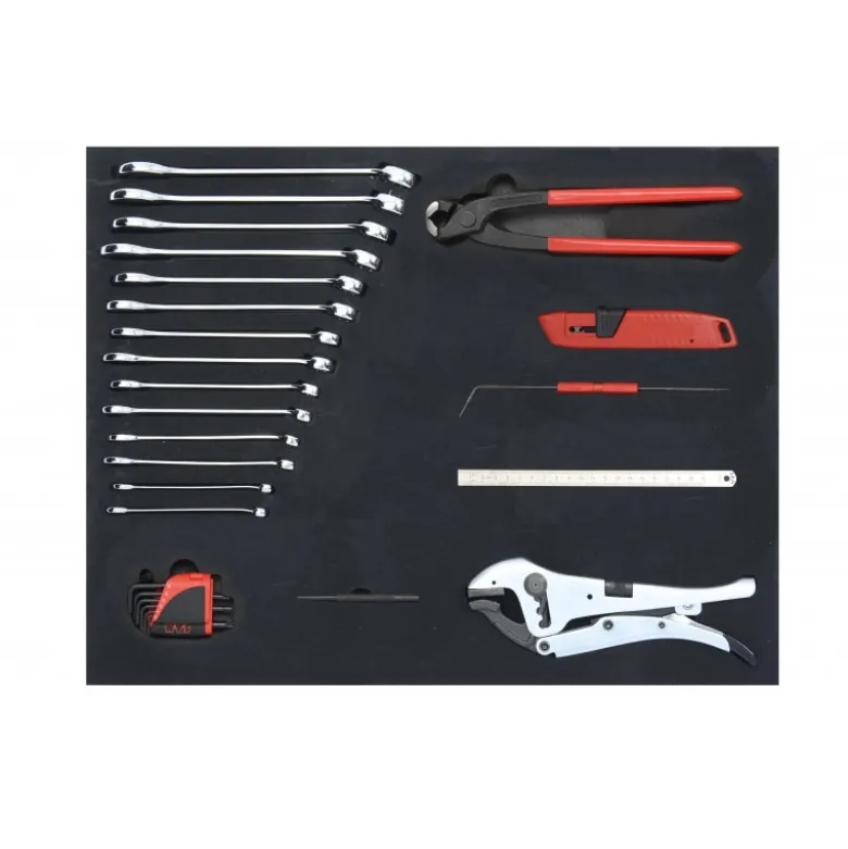 Servante 41 6 tiroirs + composition mousse de 200 outils SAM | 416-200MZ