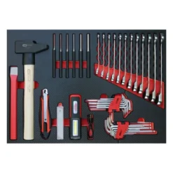 SERVANTE 7 TIROIRS POWER- EDITION LIMITEE 2026 - ÉQUIPÉE DE 208 OUTILS KSTools | 826.7206F
