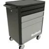 SERVANTE 4 TIROIRS + SOUTE NOIR/GRIS - ROEBUCK | 893457