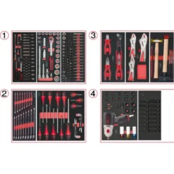 Servante ULTIMATE XL équipée de 263 outils KS Tools | 825.7263