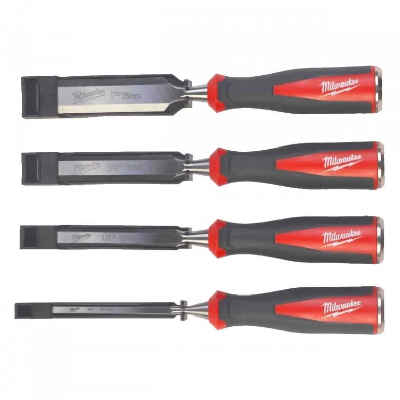 SET DE 4 CISEAUX À BOIS 6, 12, 19, 25 MM - Carton - Milwaukee | 4932479897