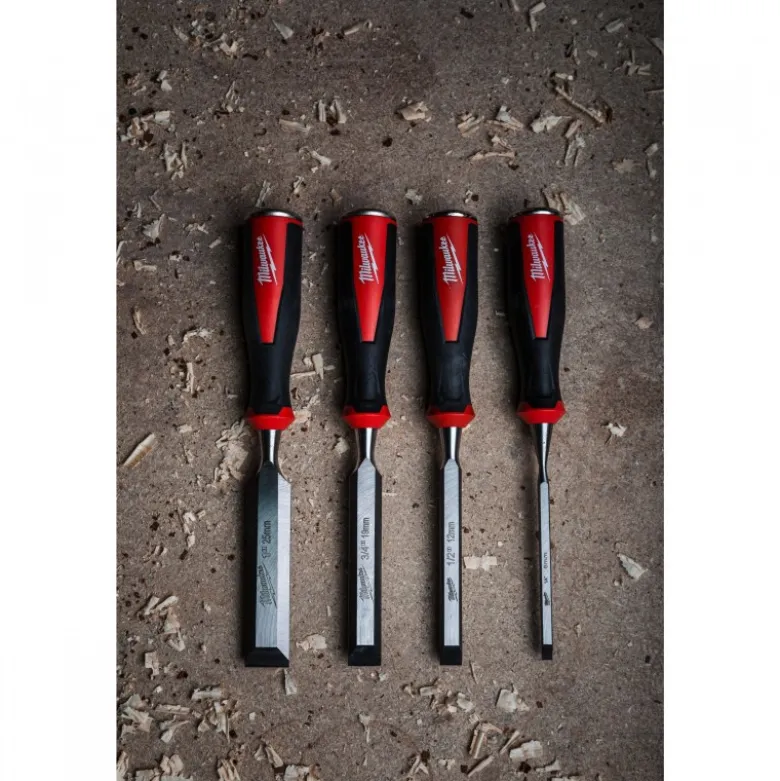 SET DE 4 CISEAUX À BOIS 6, 12, 19, 25 MM - Carton - Milwaukee | 4932479897