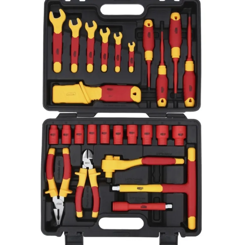 Set d'outils isolés pour véhicules électriques et hybrides, 26 pcs - KSTools | 117.1895