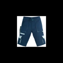 Short de travail NAVY, marine et gris, coton-poly, 245g/m2 COVERGUARD | 8NAVS
