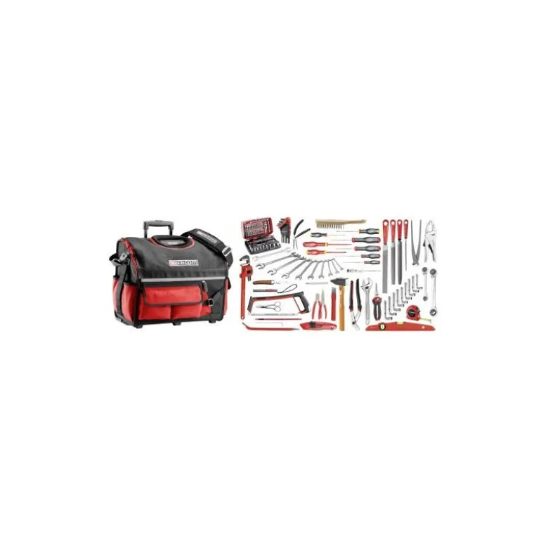 Sélection services généraux 112 outils + caisse à outil textile BS.R20 Facom | BSR20.SG4A