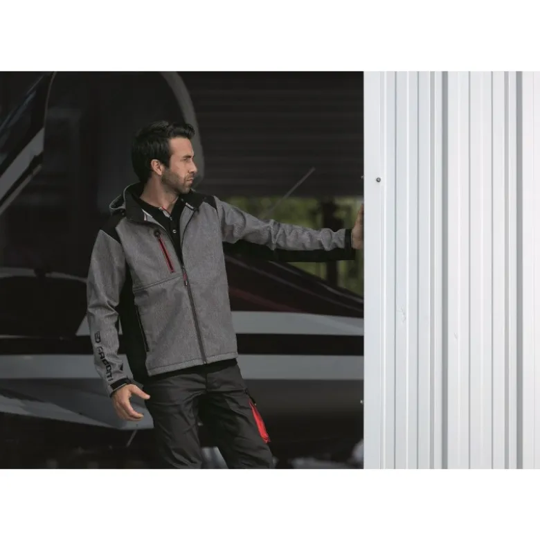 Softshell bicolore à capuche amovible - TRIAL - FACOM | FXWW2020E