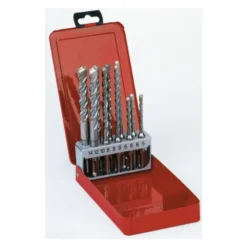 STARTER KIT de 3 forets 1 burin pointu et 1 burin plat SDS+ MILWAUKEE | 4932430002