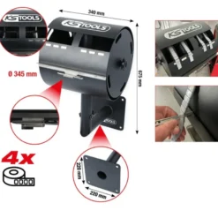 Support pour rouleaux de masses d’équilibrage adhésives avec support mural - KSTools | 800.0100