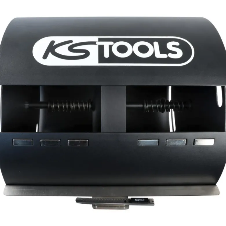 Support pour rouleaux de masses d’équilibrage adhésives avec support mural - KSTools | 800.0100