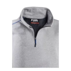 Sweat - ORCKA - Molleton 70% CO/30% PES + TPU membrane + Micromink 520g/m2 - Gris chiné clair - COVERGUARD | 5ORC550