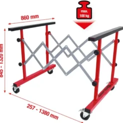 Table tréteau télescopique - KSTools | 500.8100