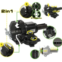 Étau multifonction COMPETITION 2-en-1, 5