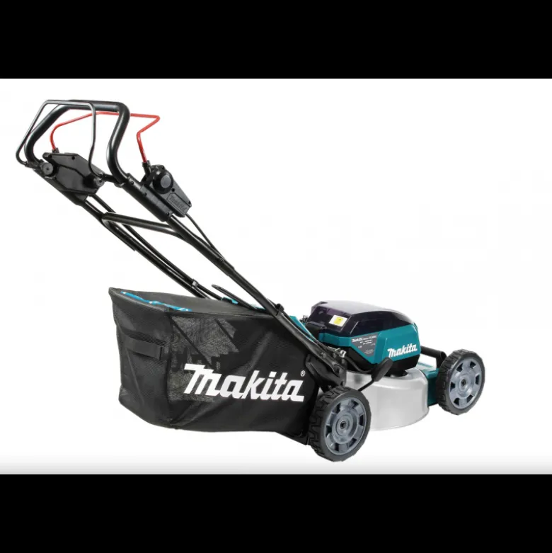 Tondeuse auto-tractée 36 V 2 x 18 V Li-Ion 5 Ah (4 batteries) Système Mulching MAKITA DLM462PT4
