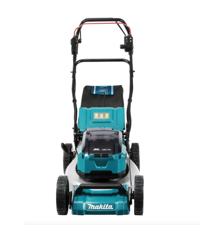 Tondeuse auto-tractée 36 V 2 x 18 V Li-Ion 5 Ah (4 batteries) Système Mulching MAKITA DLM462PT4