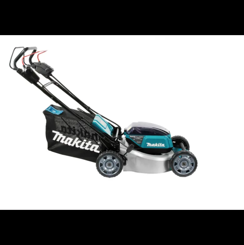 Tondeuse auto-tractée 36 V 2 x 18 V Li-Ion 5 Ah (4 batteries) Système Mulching MAKITA DLM462PT4