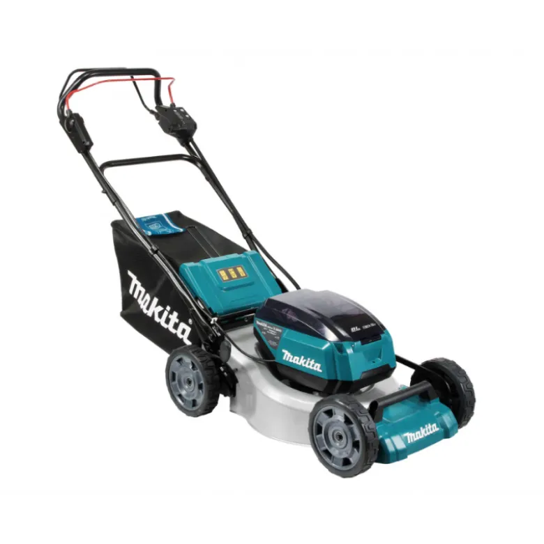 Tondeuse auto-tractée 36 V 2 x 18 V Li-Ion 5 Ah (4 batteries) Système Mulching MAKITA DLM462PT4