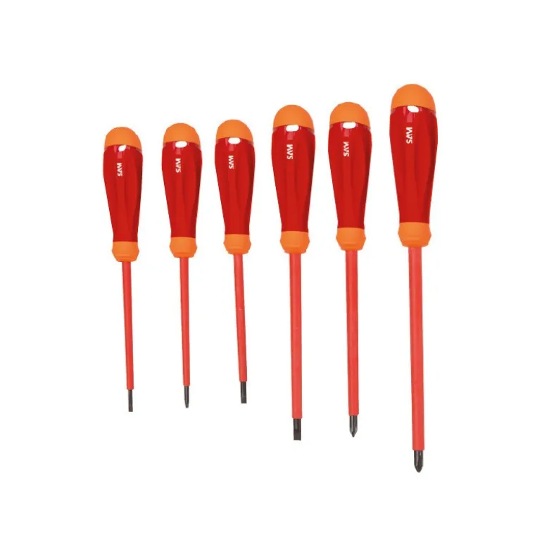TOURNEVIS ISOLES 1000 VOLTS - JEU DE 6 - SAM | ZTC-J6