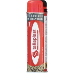 TRACEUR DE CHANTIER 500ML ROUGE FLUO TALIAPLAST | 521006