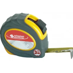 TRIPLE METRE BOITIER JAUNE BI-MATIERE 19MM TALIAPLAST | 490701
