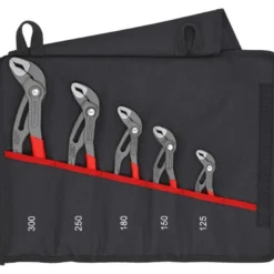 Trousse composée de 5 pinces Cobra® 125mm, 150mm, 180mm, 250mm et 300mm - KNIPEX | 001955S5