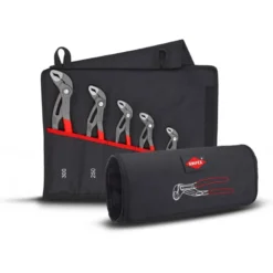 Trousse composée de 5 pinces Cobra® 125mm, 150mm, 180mm, 250mm et 300mm - KNIPEX | 001955S5