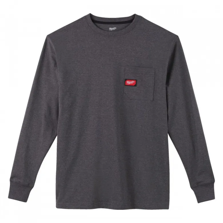 T-SHIRT DE TRAVAIL MANCHES LONGUES GRIS - Milwaukee | 4933478237