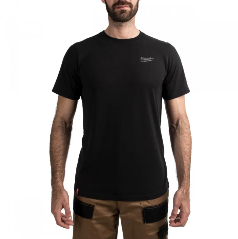 T-SHIRT HYBRID MANCHES-COURTES NOIR MILWAUKEE | 4932492963