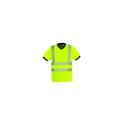 T-shirt manches courtes - YARD - 100% PES 140g/m2 - Jaune HV/Marine - COVERGUARD | 7YAVY