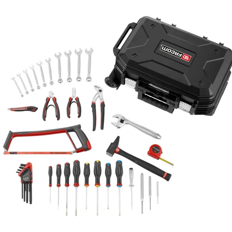 Valise de maintenance à roulettes - Sélection maintenance générale - 36 pièces - FACOM | BV.R30CM1PF