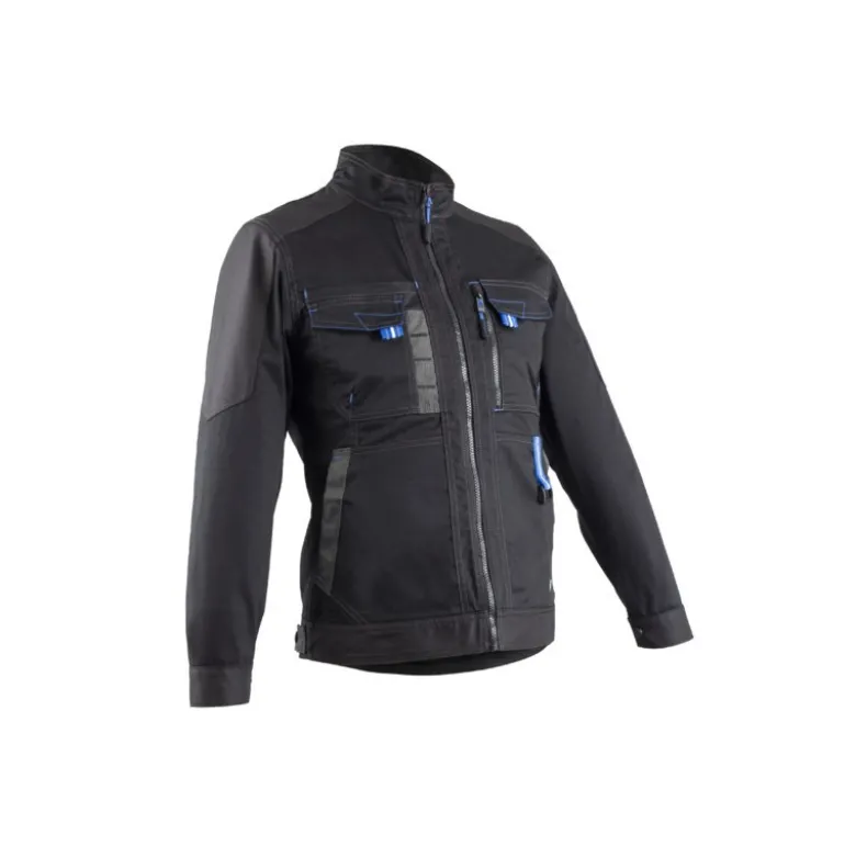 Veste femme - CASITA - 65% PES/32% CO/3% EA 250g/m2 + Oxford - Noir/Bleu - COVERGUARD | 5CAJ010