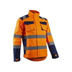 Veste - HIBANA - 60% CO/40% PES 270g/m2 + Stretch - Orange HV/Marine - COVERGUARD | 5HBJ170