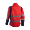 Veste - HIBANA - 60% CO/40% PES 270g/m2 + Stretch - Rouge HV/Marine - COVERGUARD | 5HBJ130