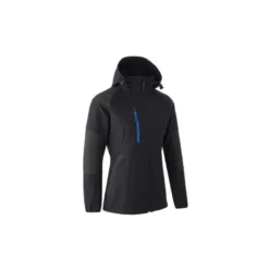 Veste Softshell - ANTILOPE - Ripstop 94% PES/6% EA + TPU membrane + Polaire - 350g/m2 - Noir/Bleu - COVERGUARD | 5ANT010