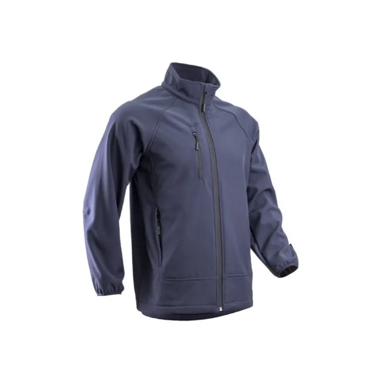 Veste Softshell - SOBA - 94% PES/6% EA + TPU membrane + Polaire - 290g/m2 - Marine - COVERGUARD | 5SOB120