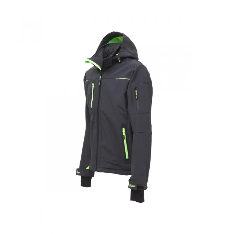 Veste Soft Shell Space Asphalt Grey Green U-Power | FU187RL