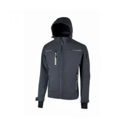 Veste Soft Shell Space Asphalt Grey U-Power | FU187AG