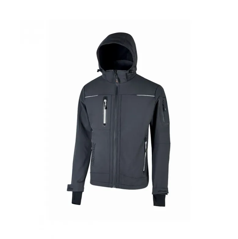 Veste Soft Shell Space Asphalt Grey U-Power | FU187AG