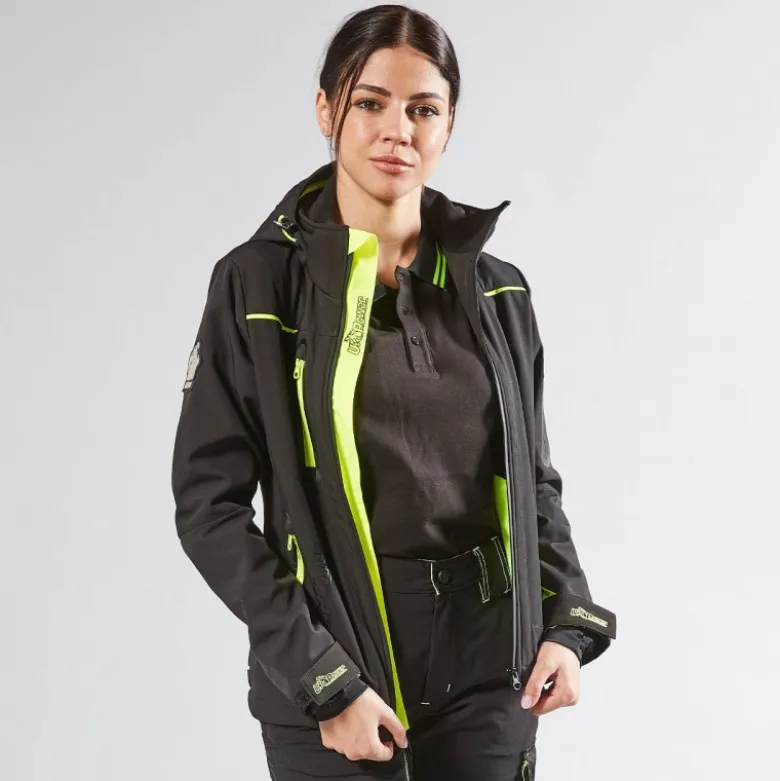 Veste Soft Shell Space Lady Black Carbon U-Power | FU259BC