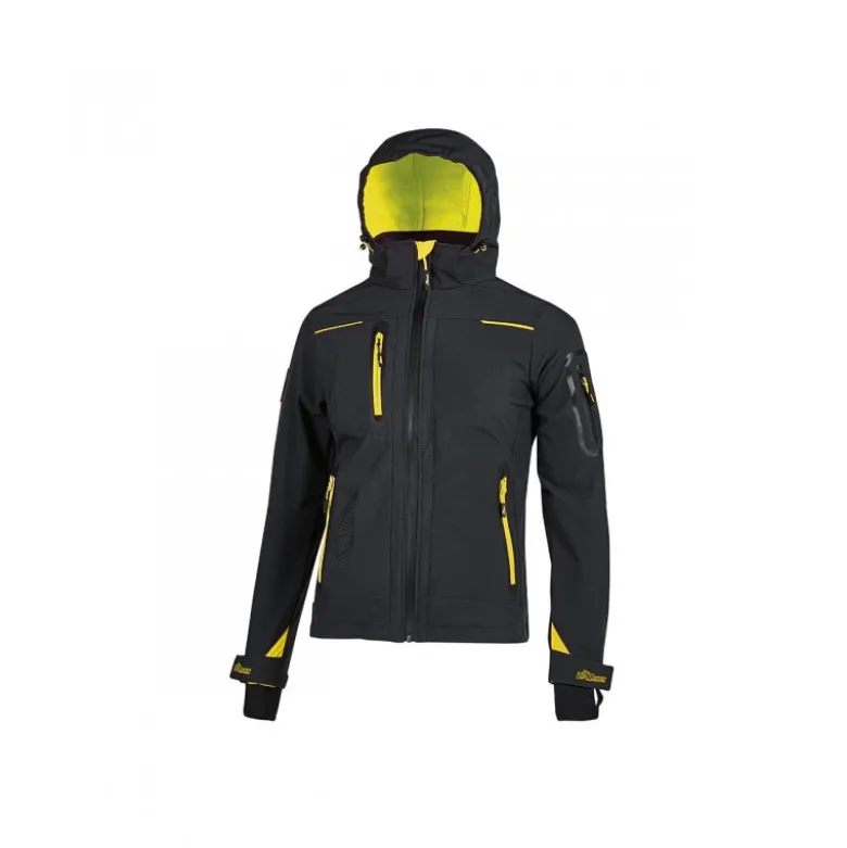 Veste Soft Shell Space Lady Black Carbon U-Power | FU259BC