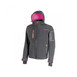 Veste Soft Shell Space Lady Grey Fucsia U-Power | FU187GF