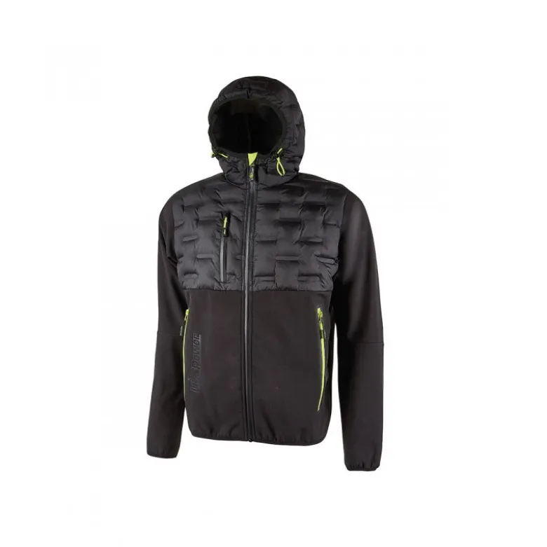 Veste Soft Shell Spock Black Carbon U-Power | FU213BC