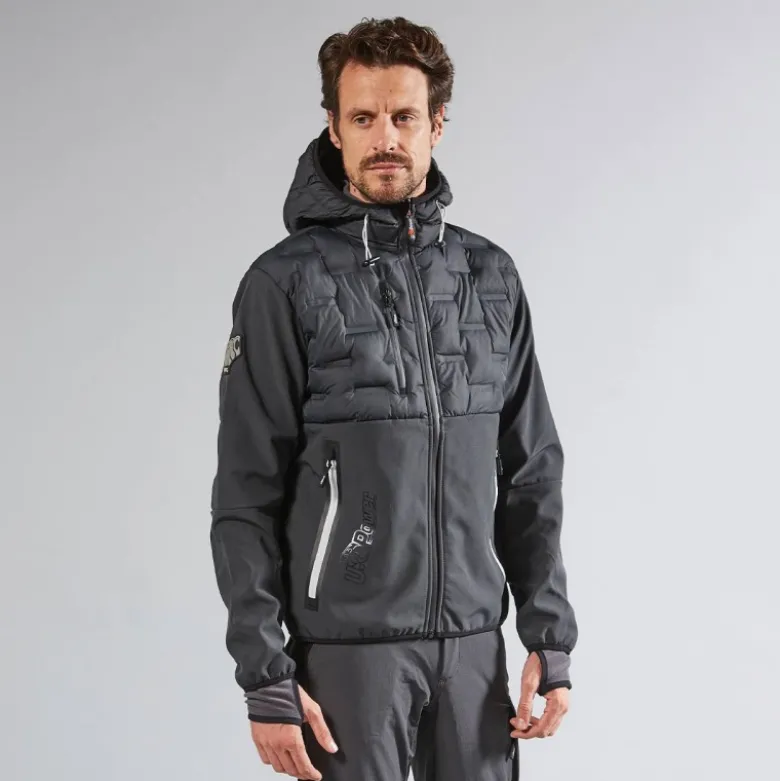 Veste Soft Shell Spock Grey Meteorite U-Power | FU213GM