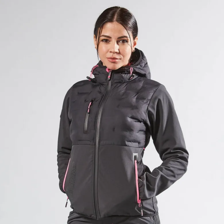 Veste Soft Shell Spock Lady Grey Fucsia U-Power | FU213GF