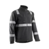 Veste Softshell - VIGILE - 100% PES + TPU membrane + Polaire 330g/m2 + Bandes - Noir - COVERGUARD | 5VIG010