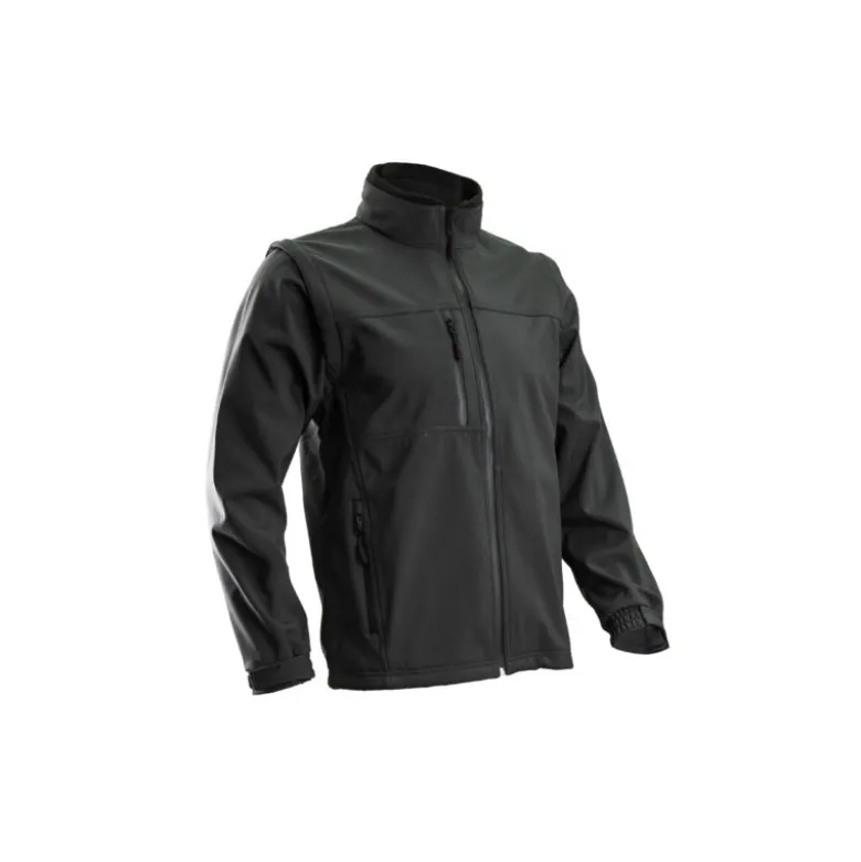 Veste Softshell - YANG 2/1 - 94% PES/6% EA + TPU membrane + Polaire - 310g/m2 - Noir - COVERGUARD | 5YAND