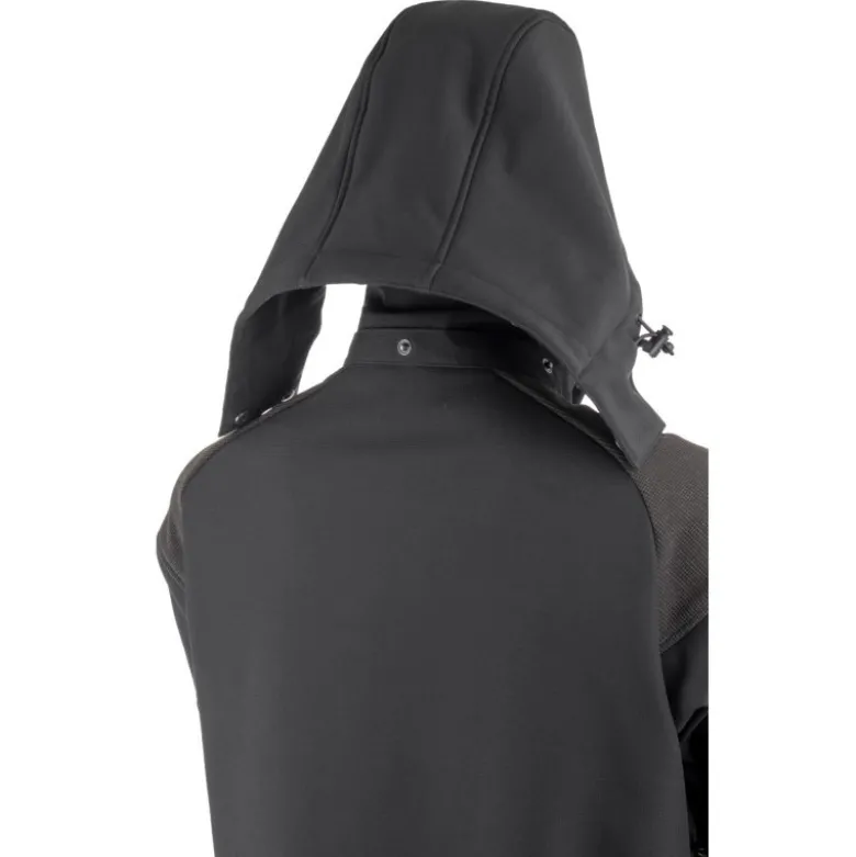 Veste Softshell - YUKI II - Ripstop 94% PES/6% EA + TPU membrane + Polaire - 350g/m2 - Noir/Bleu - COVERGUARD | 5YKY010