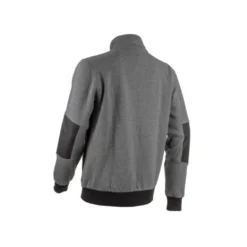Veste thermique - MIKAN - Molleton 70% CO/30% PES 300g/m2 + Empiècements Ripstop - Gris chiné/Lime - COVERGUARD | 5MIK350
