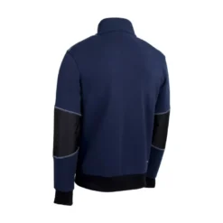 Veste thermique - MIKAN - Molleton 70% CO/30% PES 300g/m2 + Empiècements Ripstop - Marine/Réfléchissant - COVERGUARD | 5MIK120