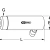 Vérin hydraulique L,423 mm KS Tools | 640.0120